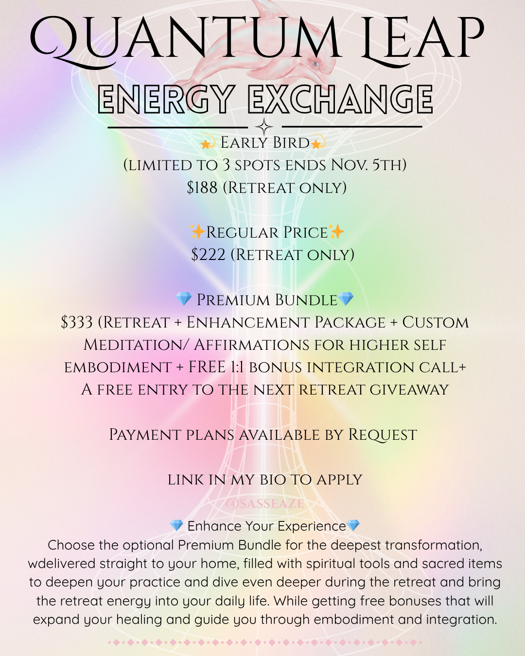 Virtual Retreat Payment